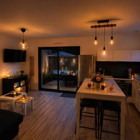 La à Pied, T2 De 35 M2 Avec Cuisine, Sdb Et Jardin Privatif, Parking, Draps Et Serviettes Inclus Appartement Labenne